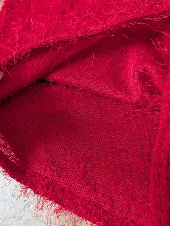 Y2K VINTAGE eyelash tank TOP S M - Picture 9 of 10